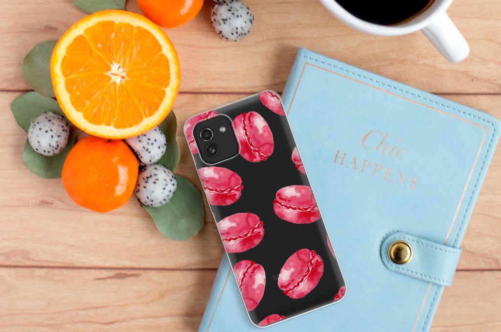 Samsung Galaxy A03 Siliconen Case Pink Macarons B2C Telecom