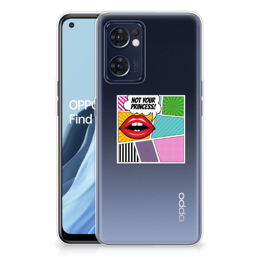 OPPO Reno 7 5G | Find X5 Lite Silicone Back Cover Popart Princess B2C Telecom