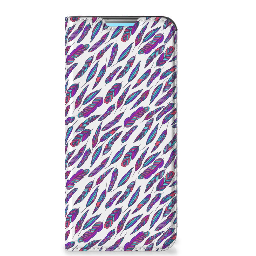 Xiaomi Redmi 10 Hoesje met Magneet Feathers Color - B2C Telecom