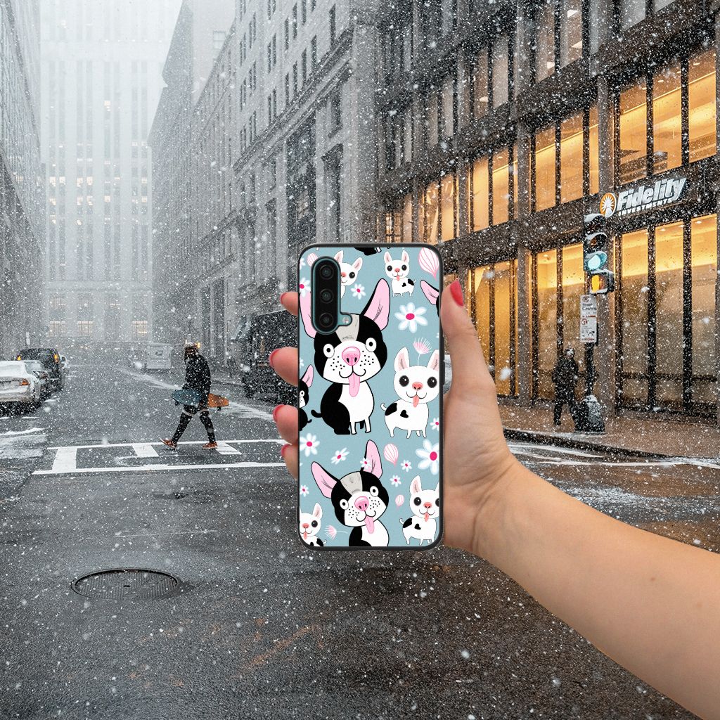 OnePlus Nord CE 5G Dierenprint Telefoonhoesje Hondjes B2C Telecom