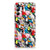Samsung Galaxy A14 5G TPU Hoesje Birds met kleurrijke vogels zoals toekans en flamingo's op een witte achtergrond.