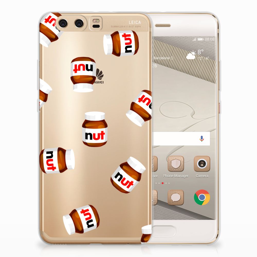 Huawei P10 Plus Siliconen Case Nut Jar