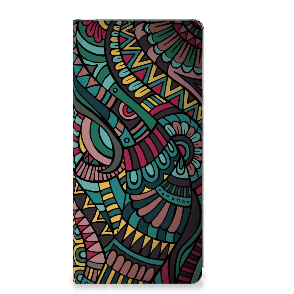 Motorola Edge 40 Neo Hoesje met Magneet Aztec