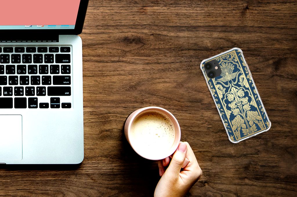 Apple iPhone 11 Case Beige Flowers