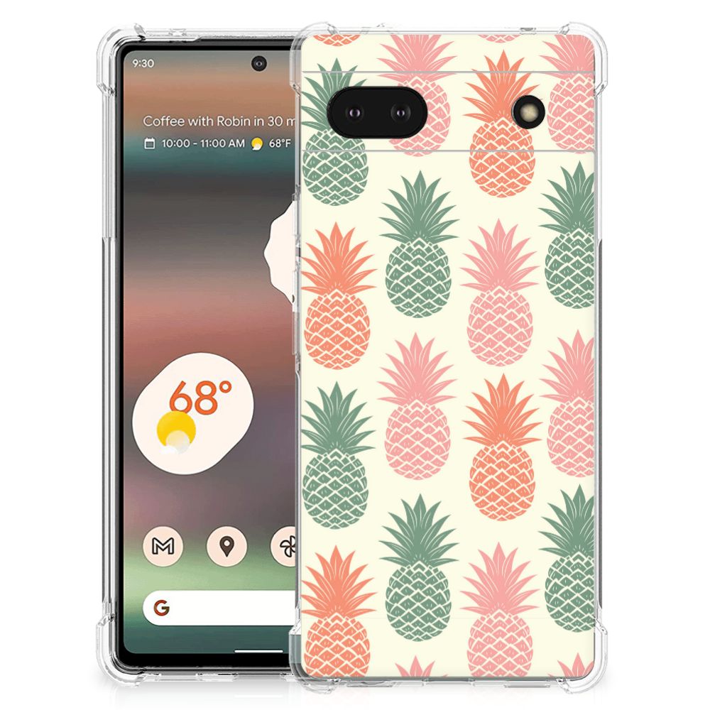 Google Pixel 6A Beschermhoes Ananas B2C Telecom
