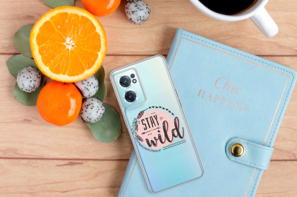 OnePlus Nord CE 2 5G Telefoonhoesje met Naam Boho Stay Wild B2C Telecom