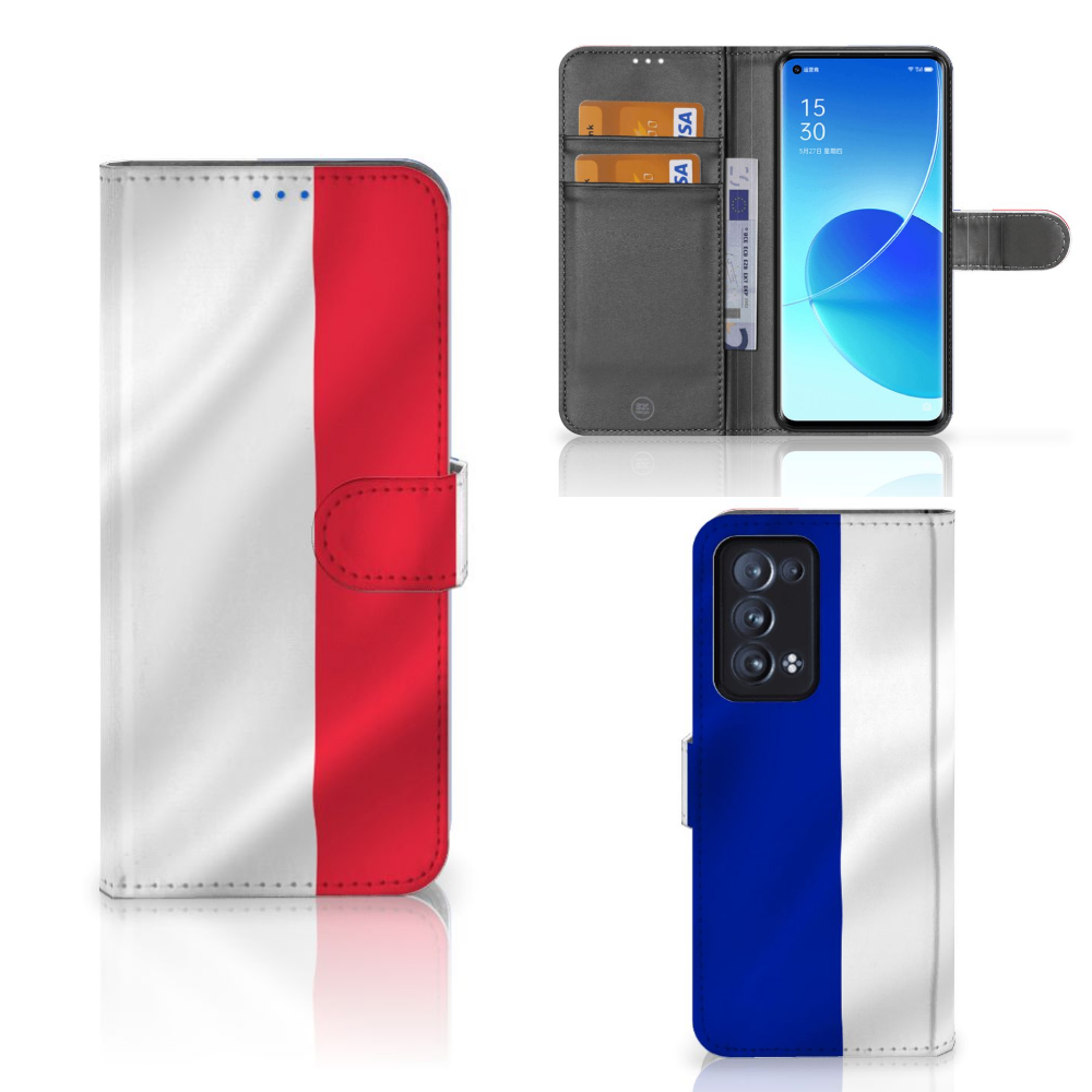OPPO Reno 6 Pro Plus 5G Bookstyle Case Frankrijk