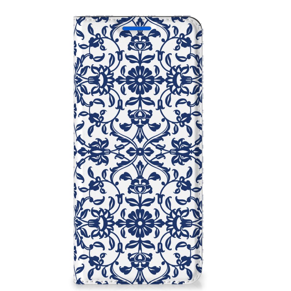 OPPO Reno6 5G Smart Cover Flower Blue - B2C Telecom