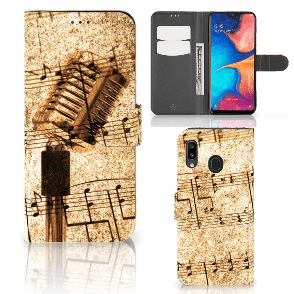 Samsung Galaxy A30 Telefoonhoesje met foto Bladmuziek