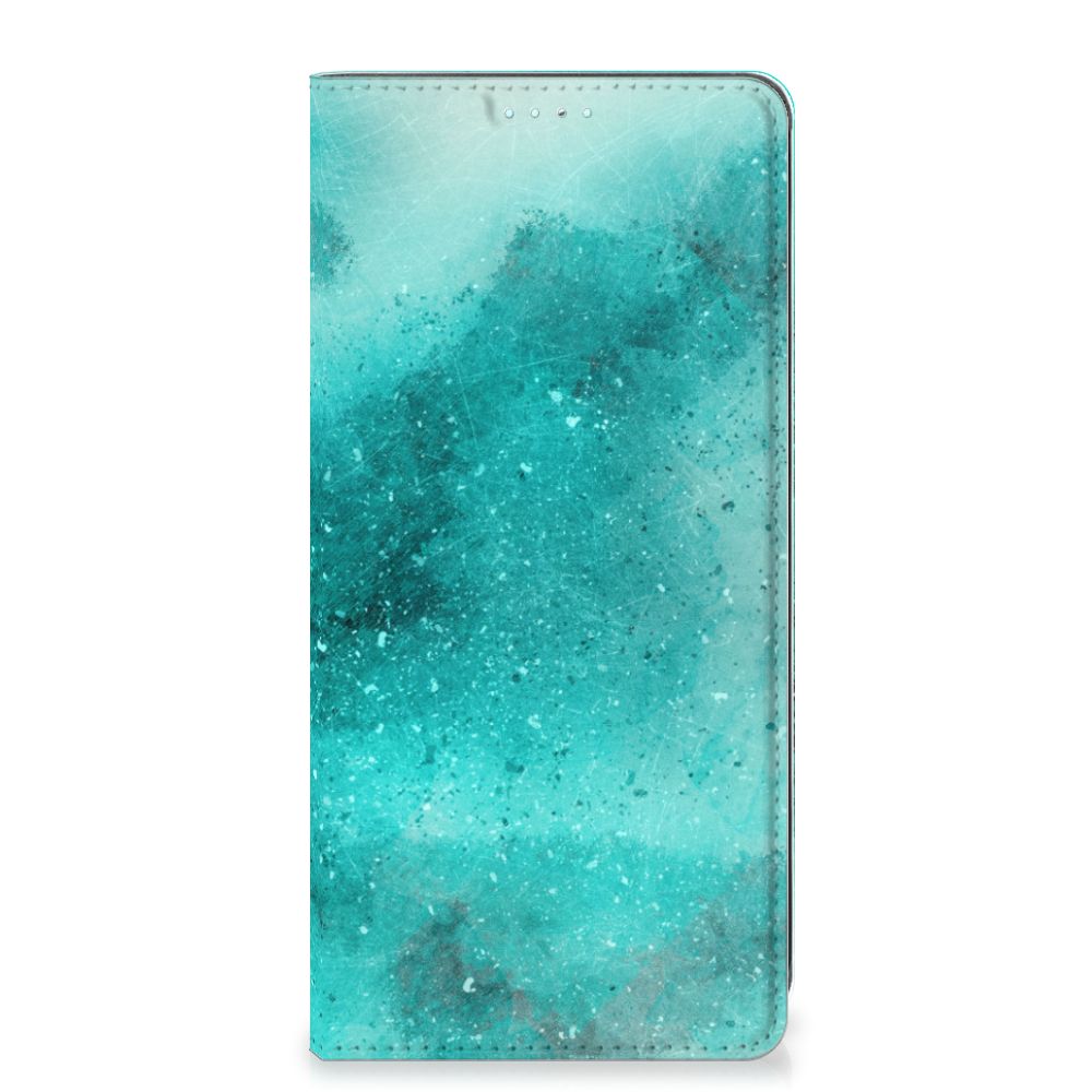 Bookcase Samsung Galaxy A71 Painting Blue - B2C Telecom
