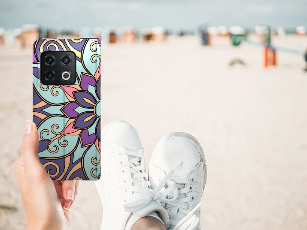 OnePlus 10 Pro Smart Cover Purple Flower - B2C Telecom