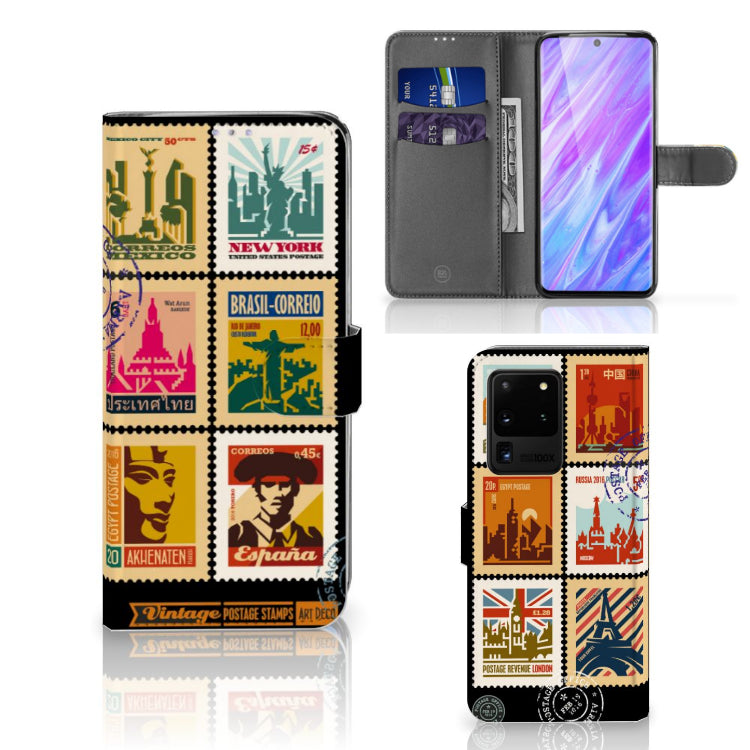 Samsung Galaxy S20 Ultra Flip Cover Postzegels