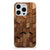Bumper Hoesje voor iPhone 15 Pro Wooden Cubes met houtprint design voor unieke stijl.