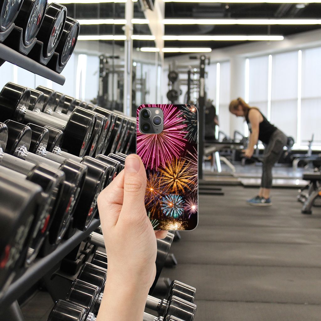 Apple iPhone 11 Pro Silicone Back Cover Vuurwerk