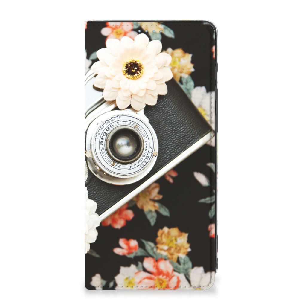 Samsung Galaxy A21s Stand Case Vintage Camera