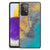 Samsung Galaxy A72 (5G/4G) Marmeren Print Telefoonhoesje Marble Blue Gold B2C Telecom