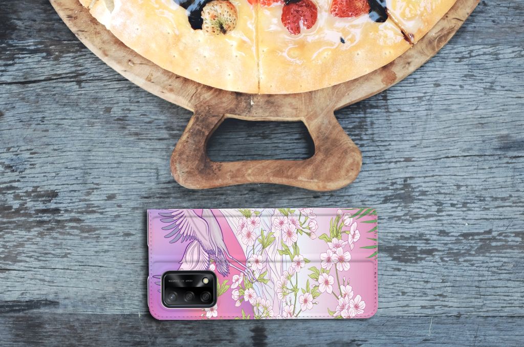 OPPO A74 4G Hoesje maken Bird Flying - B2C Telecom