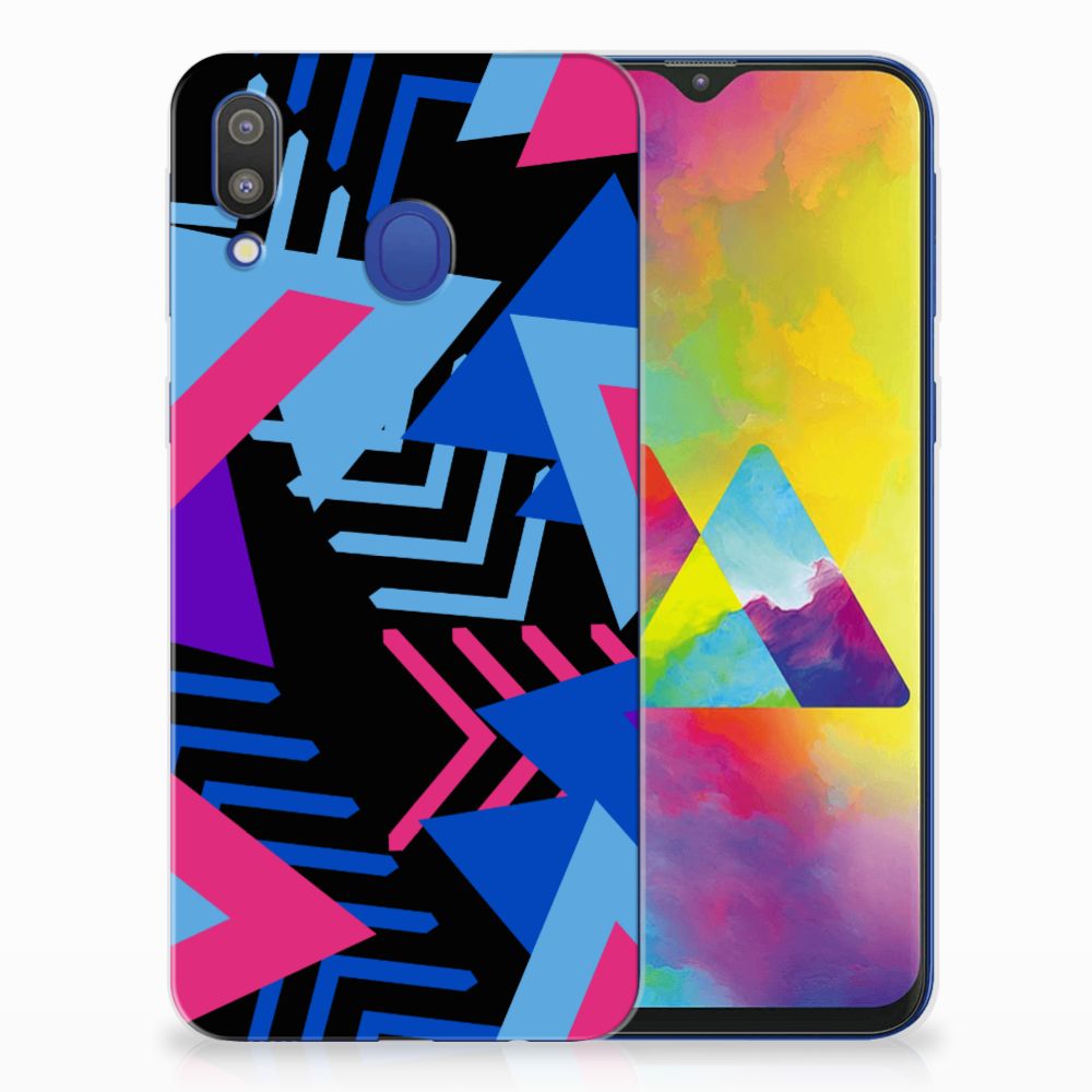 Samsung Galaxy M20 (Power) TPU Hoesje Funky Triangle