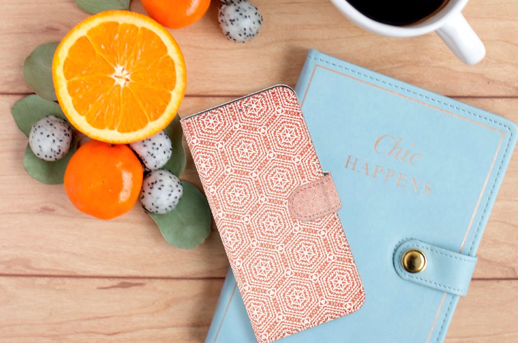 OPPO A15 Telefoon Hoesje Pattern Orange