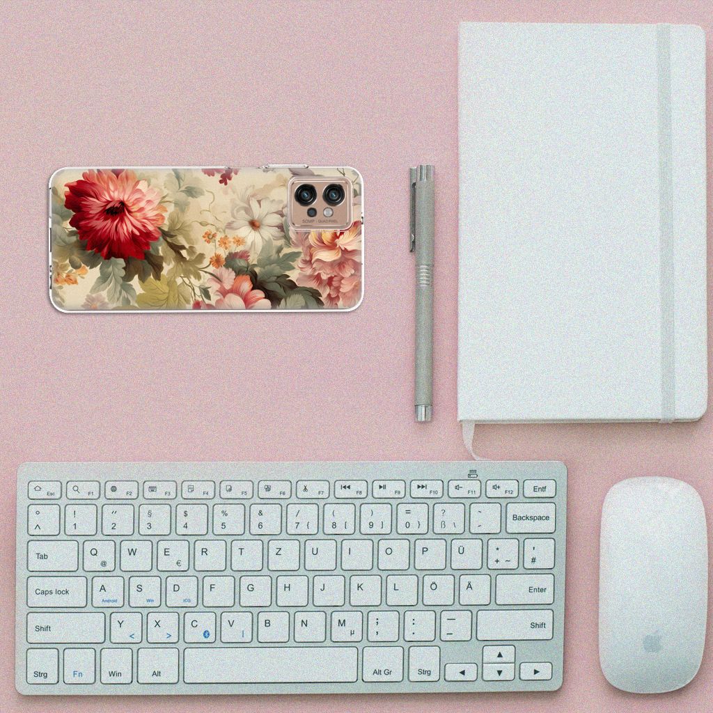 TPU Case voor Motorola Moto G32 Bloemen