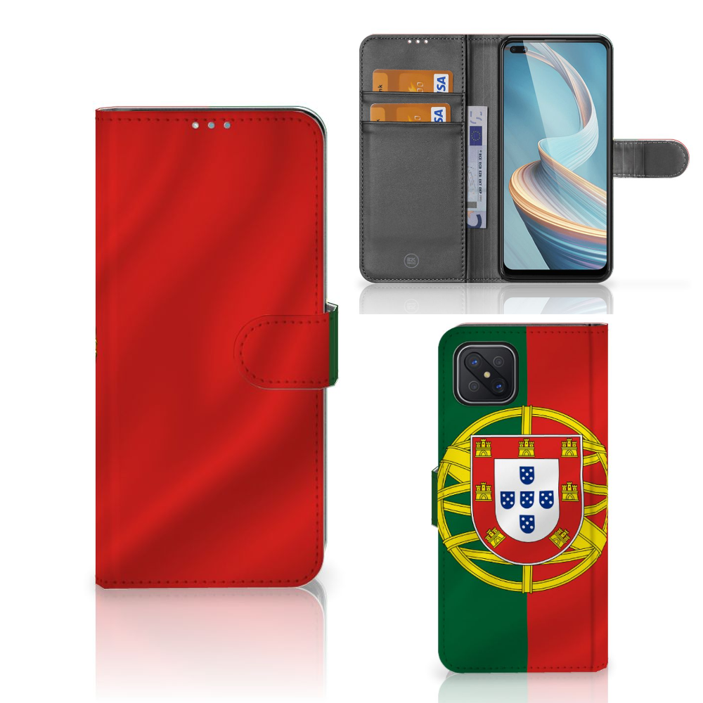 OPPO Reno4 Z Bookstyle Case Portugal