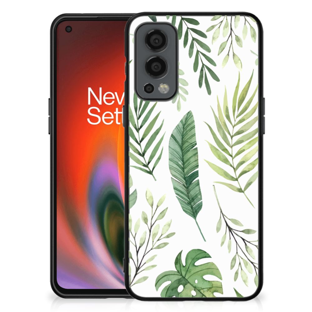 OnePlus Nord 2 Bloemen Hoesje Leaves