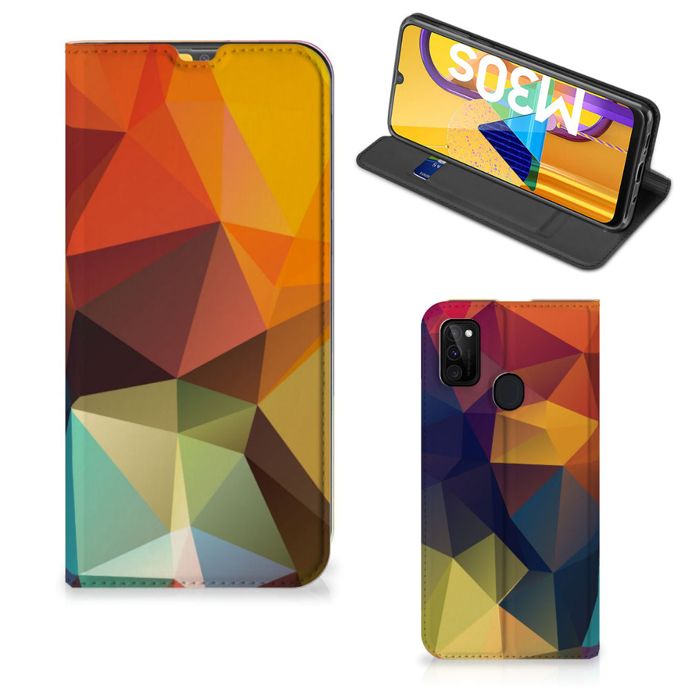 Samsung Galaxy M30s | M21 Stand Case Polygon Color