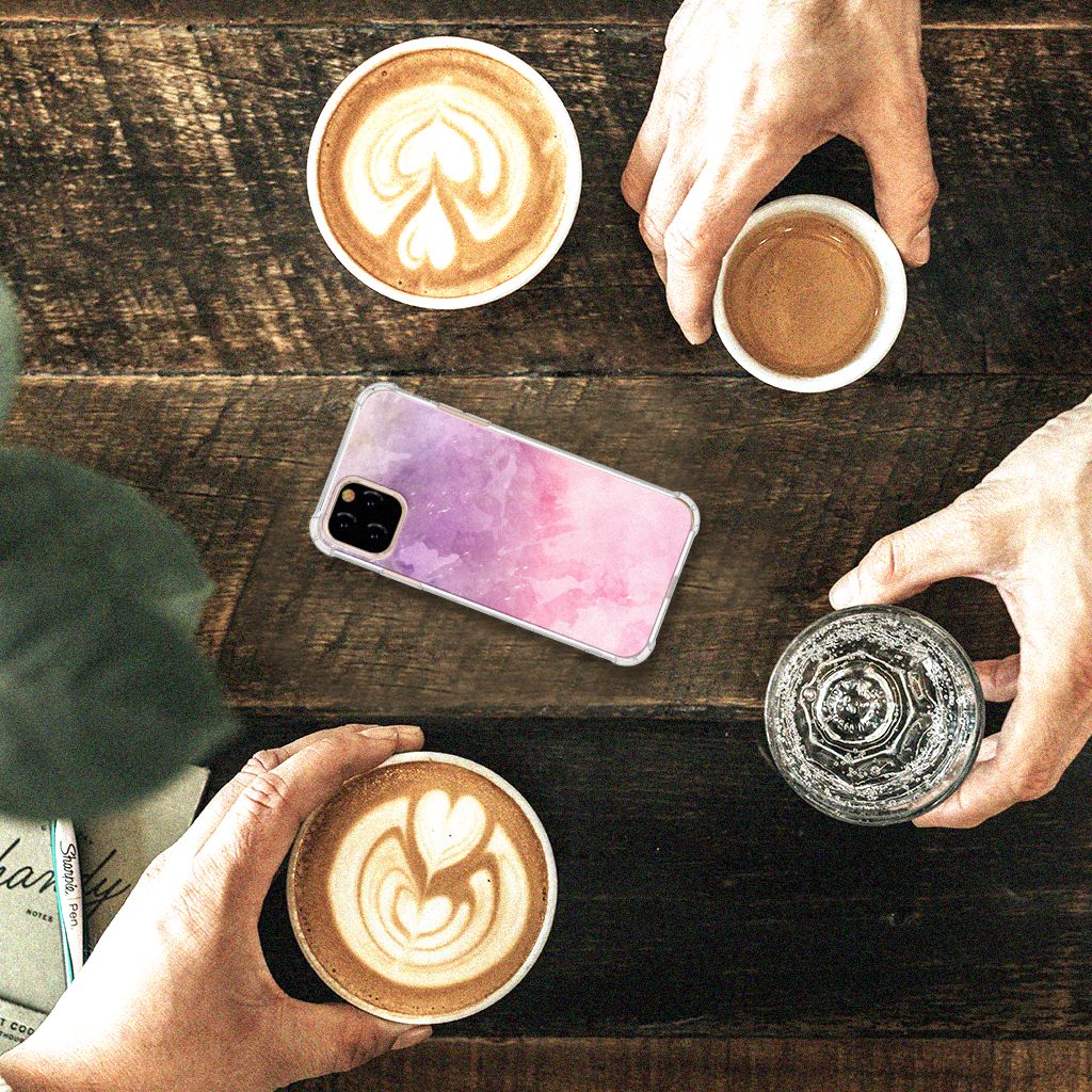 Back Cover Apple iPhone 11 Pro Pink Purple Paint
