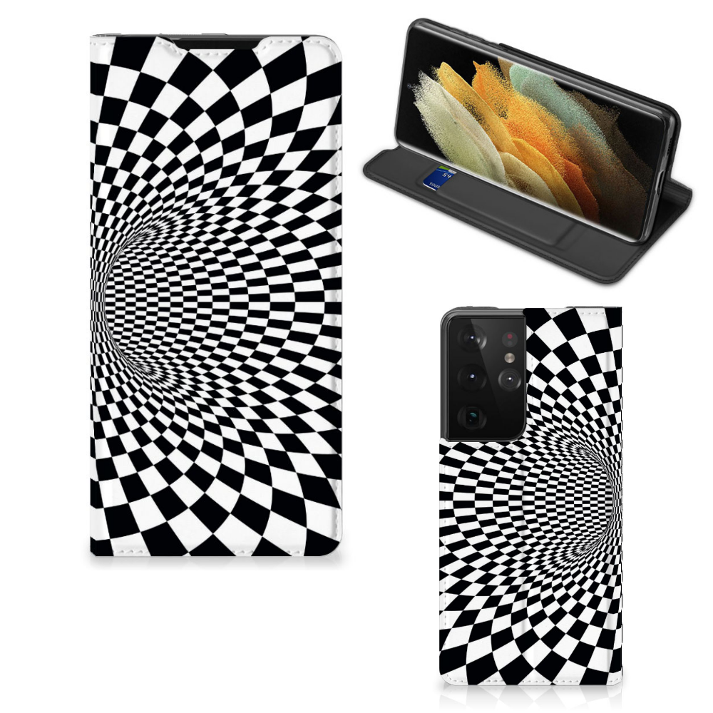 Samsung Galaxy S21 Ultra Stand Case Illusie - B2C Telecom