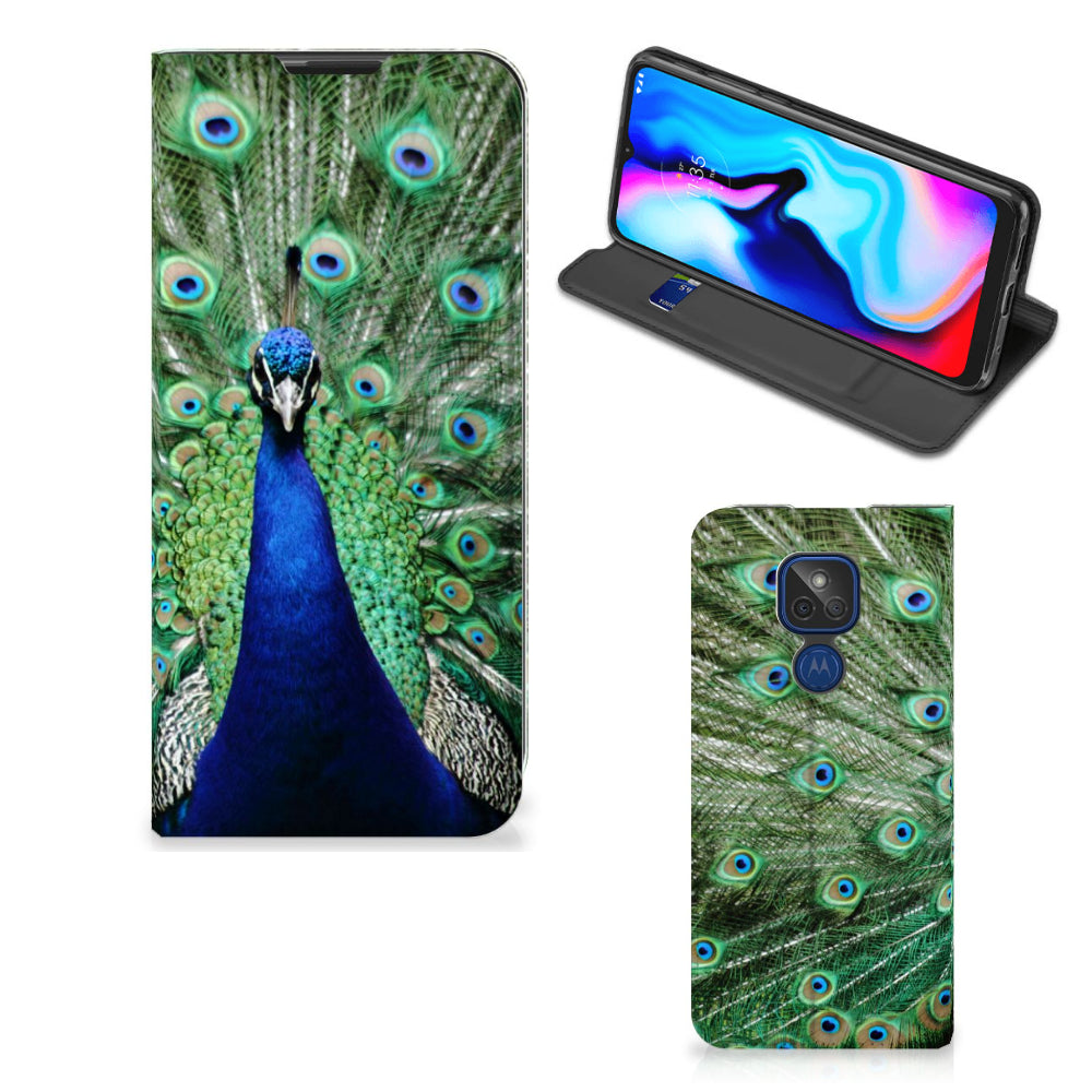 Motorola Moto G9 Play Hoesje maken Pauw