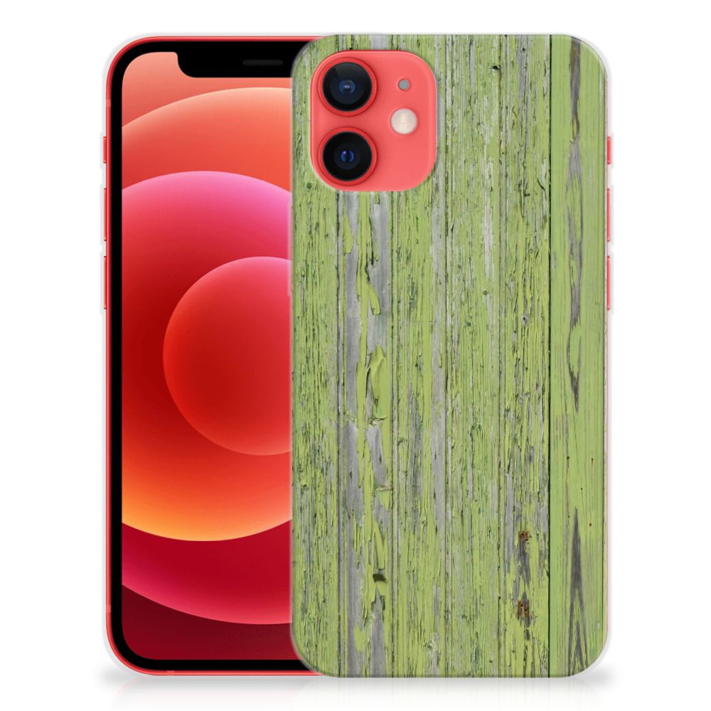 iPhone 12 Mini Bumper Hoesje Green Wood B2C Telecom
