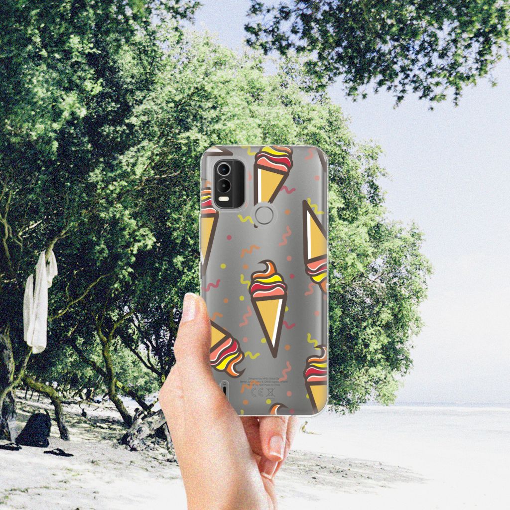 Nokia C21 Plus Siliconen Case Icecream B2C Telecom