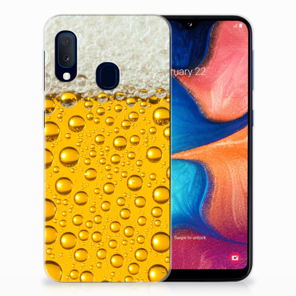 Samsung Galaxy A20e Siliconen Case Bier