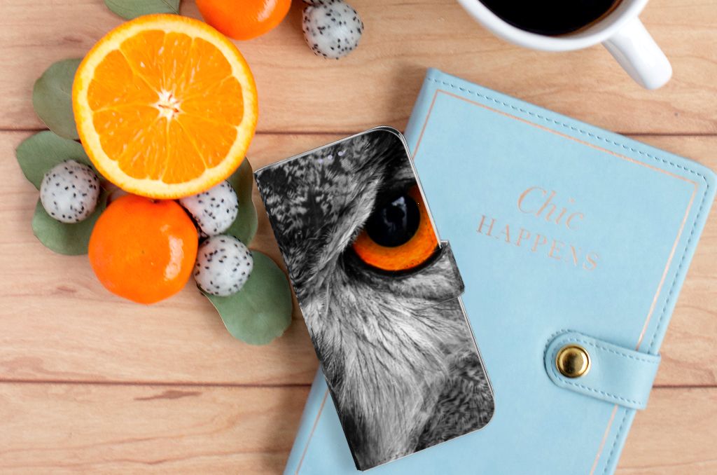 Samsung Galaxy A51 Telefoonhoesje met Pasjes Uil