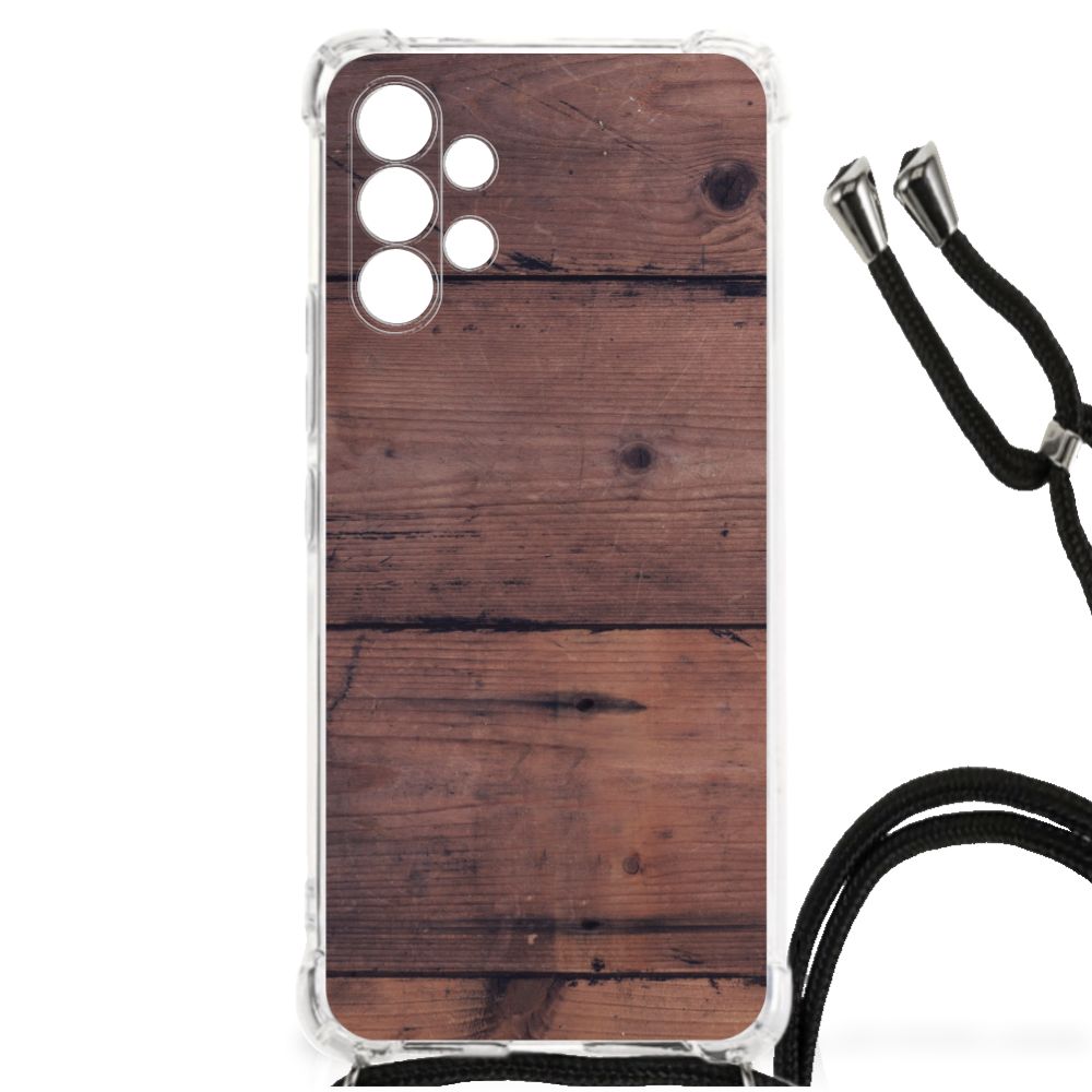 Samsung Galaxy A13 4G Stevig Telefoonhoesje Old Wood B2C Telecom