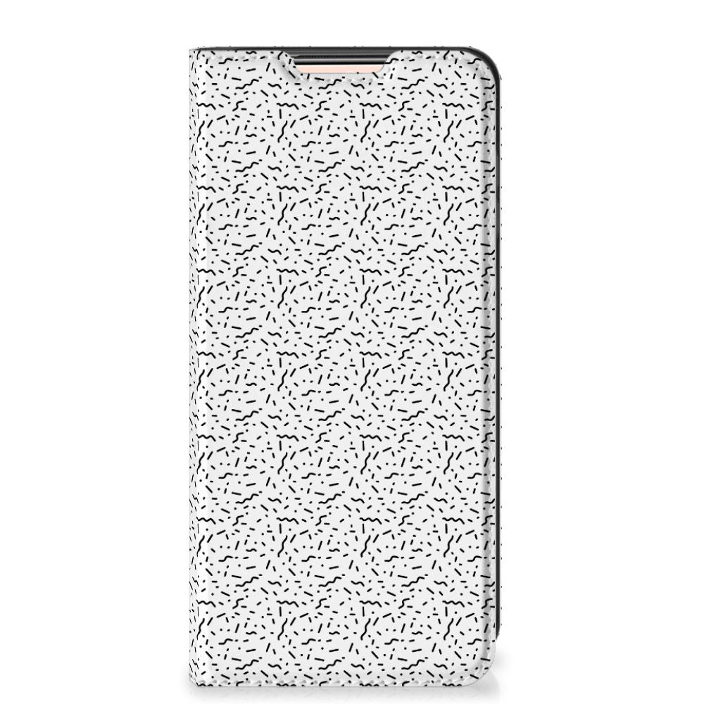 Xiaomi Redmi Note 10/10T 5G | Poco M3 Pro Hoesje met Magneet Stripes Dots - B2C Telecom