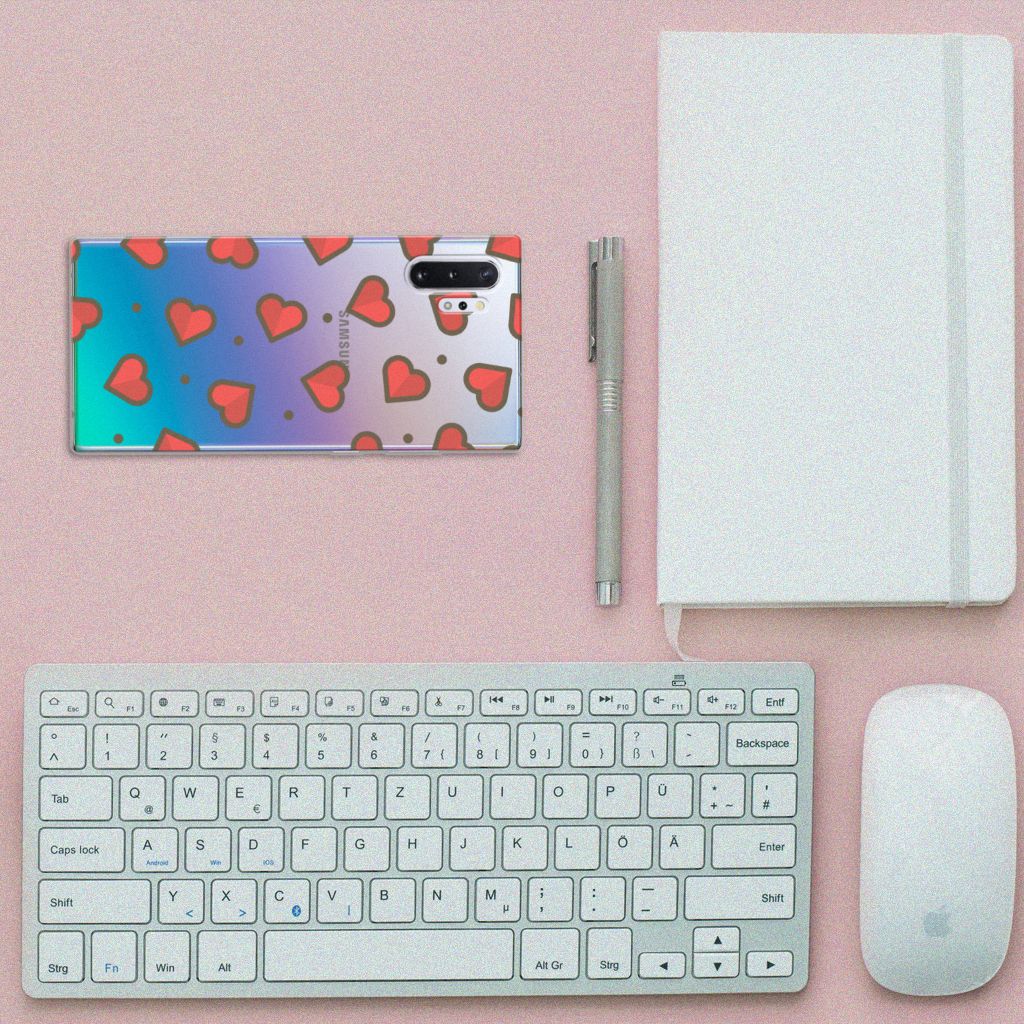 Samsung Galaxy Note 10 Plus TPU bumper Hearts