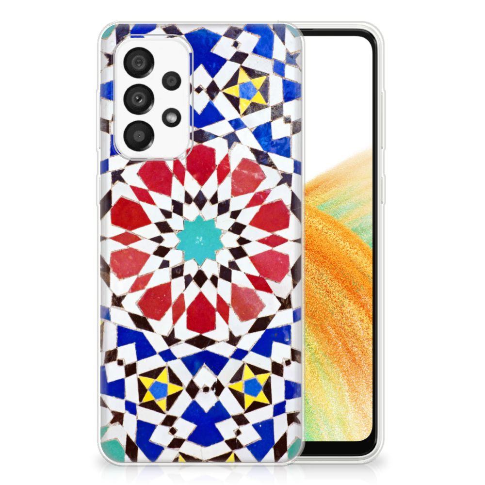 Samsung Galaxy A33 5G TPU Siliconen Hoesje Mozaïek B2C Telecom