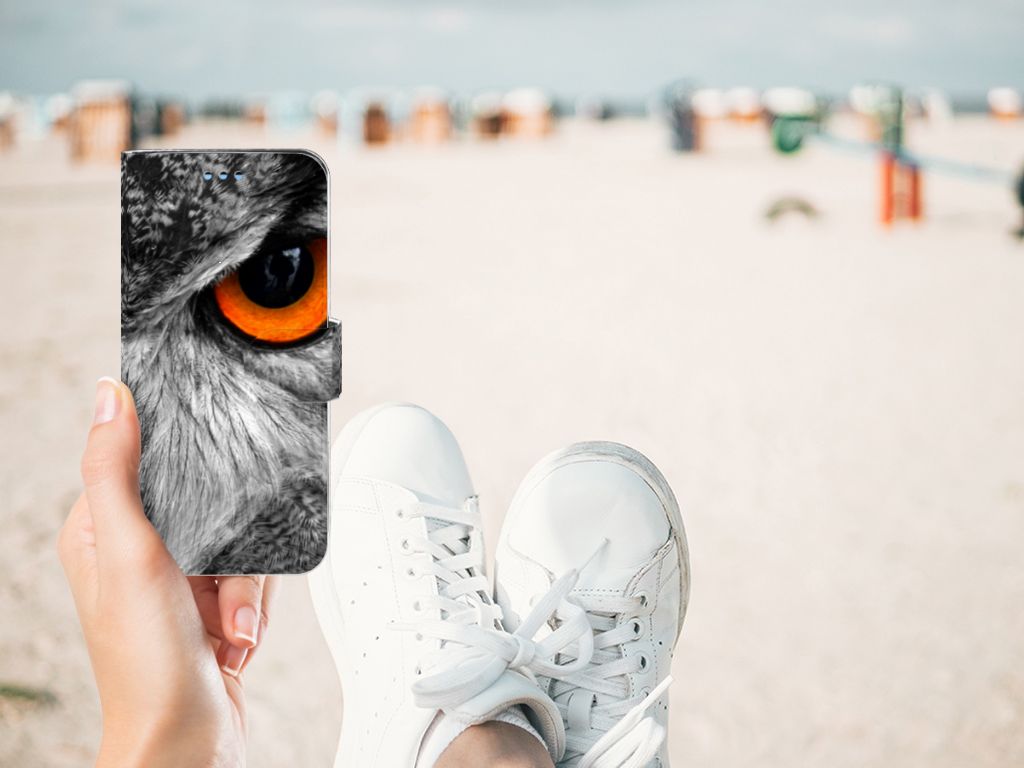 Samsung Galaxy S9 Telefoonhoesje met Pasjes Uil