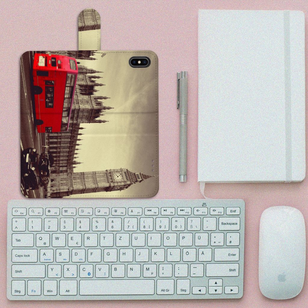 Apple iPhone Xs Max Flip Cover Londen