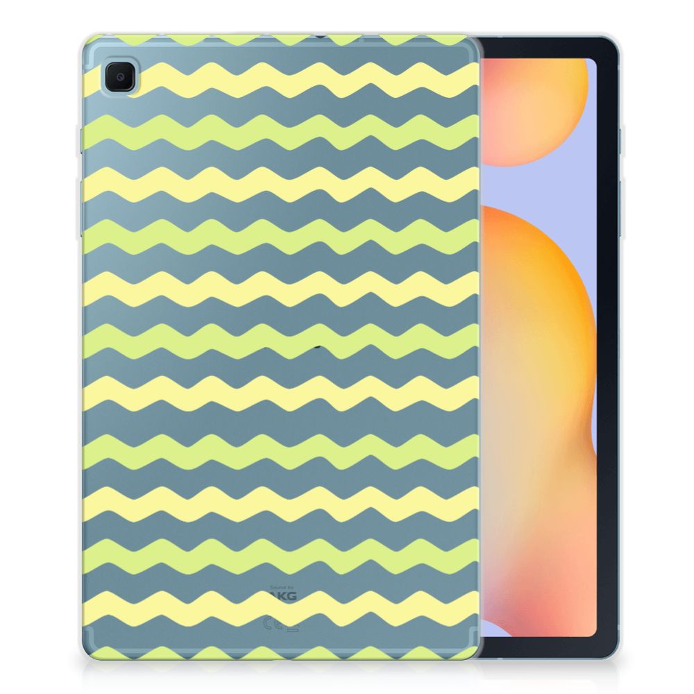 Samsung Galaxy Tab S6 Lite | S6 Lite (2022) Hippe Hoes Waves Yellow - B2C Telecom