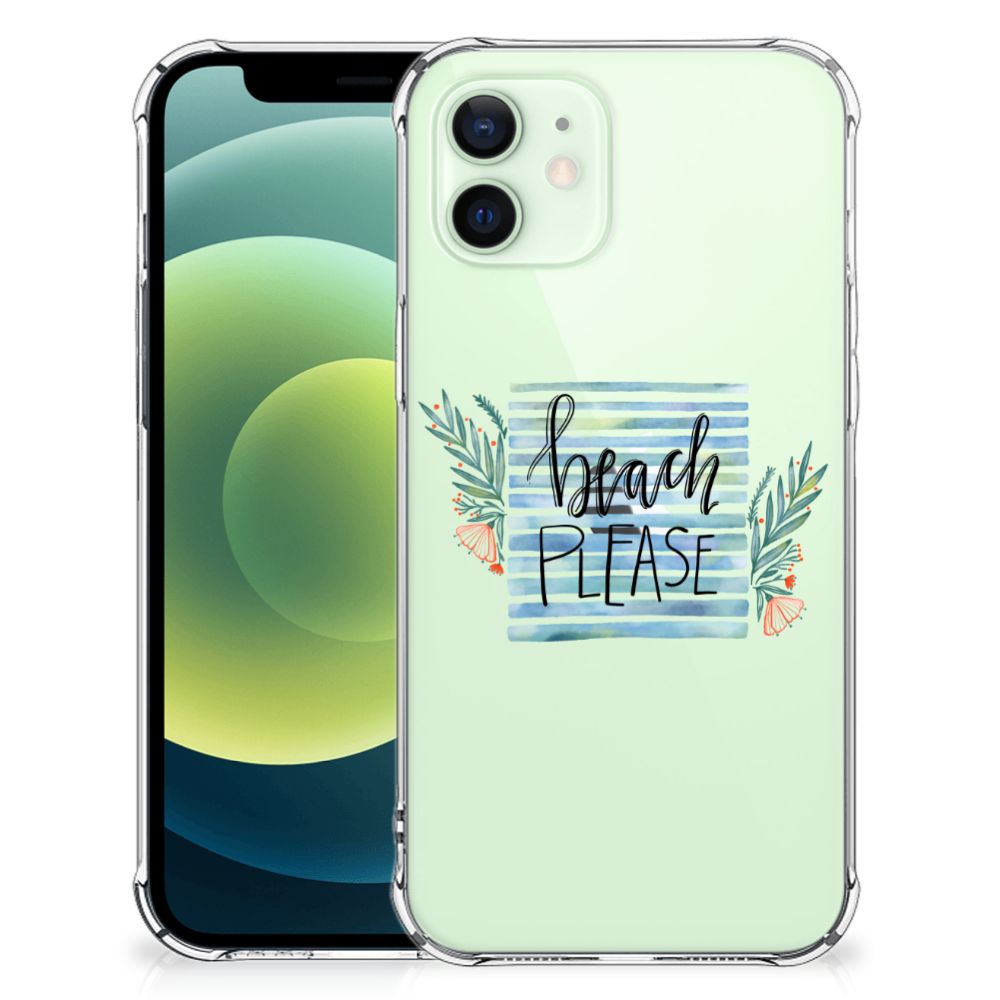 iPhone 12 Mini Stevig Bumper Hoesje Boho Beach