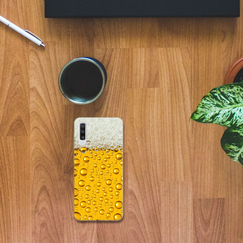 Samsung Galaxy A70 Siliconen Case Bier