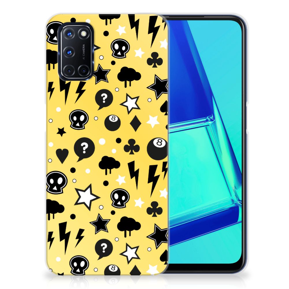 Silicone Back Case OPPO A52 | A72 Punk Geel