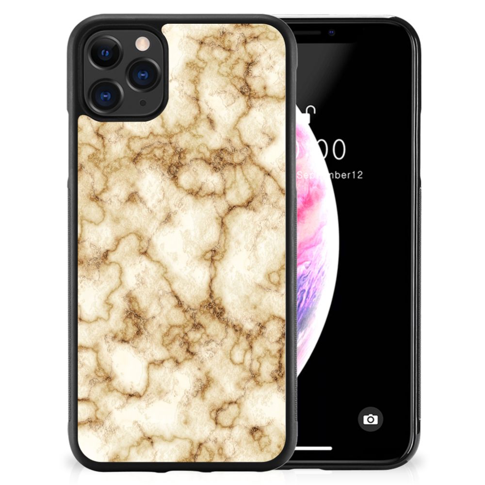 Apple iPhone 11 Pro Max Gripcase Marmer Goud B2C Telecom