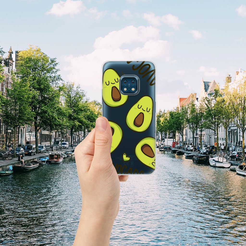 Nokia XR20 Telefoonhoesje met Naam Avocado Singing B2C Telecom