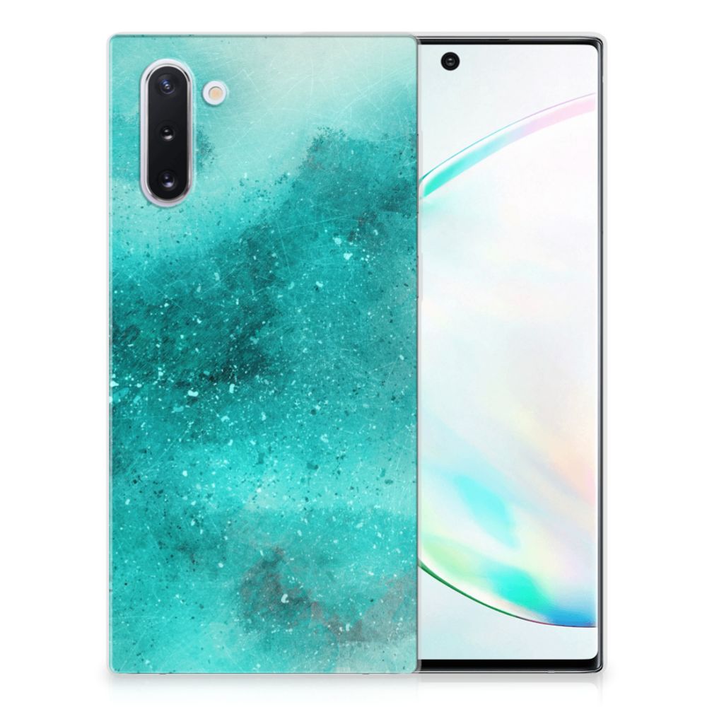 Hoesje maken Samsung Galaxy Note 10 Painting Blue