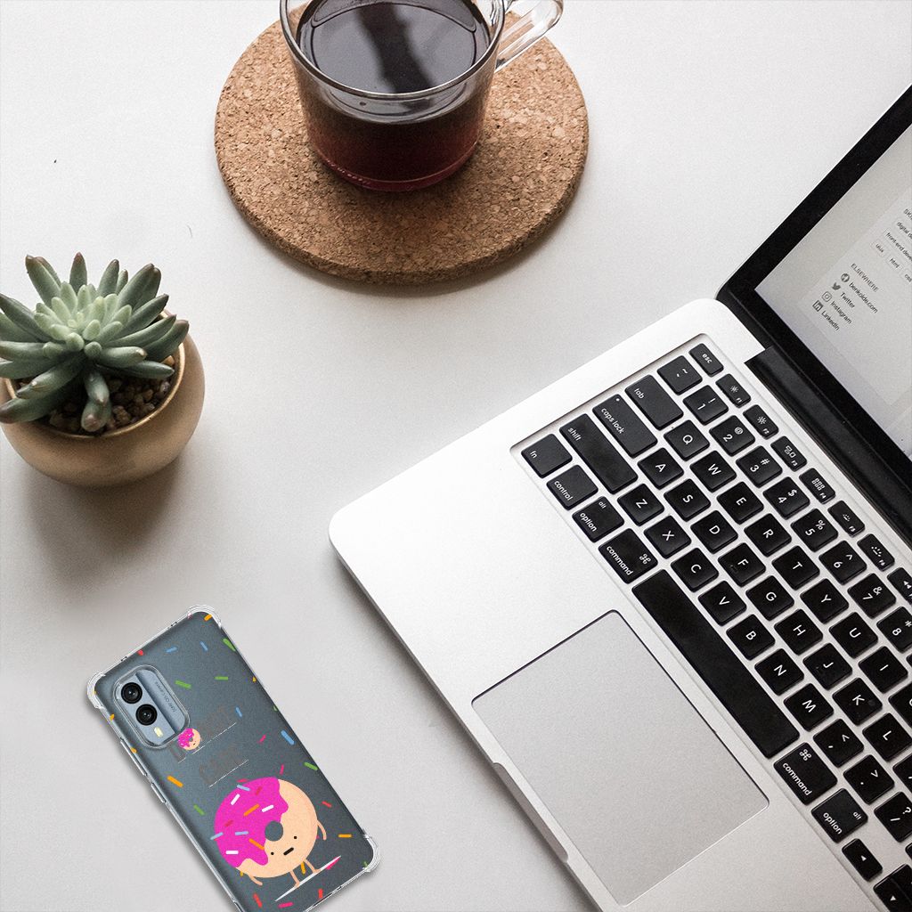 Nokia X30 Beschermhoes Donut Roze B2C Telecom