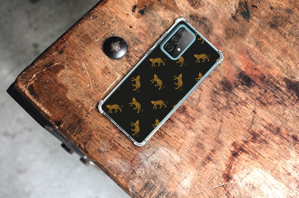 Case Anti-shock voor Samsung Galaxy A52 4G/5G Leopards - B2C Telecom