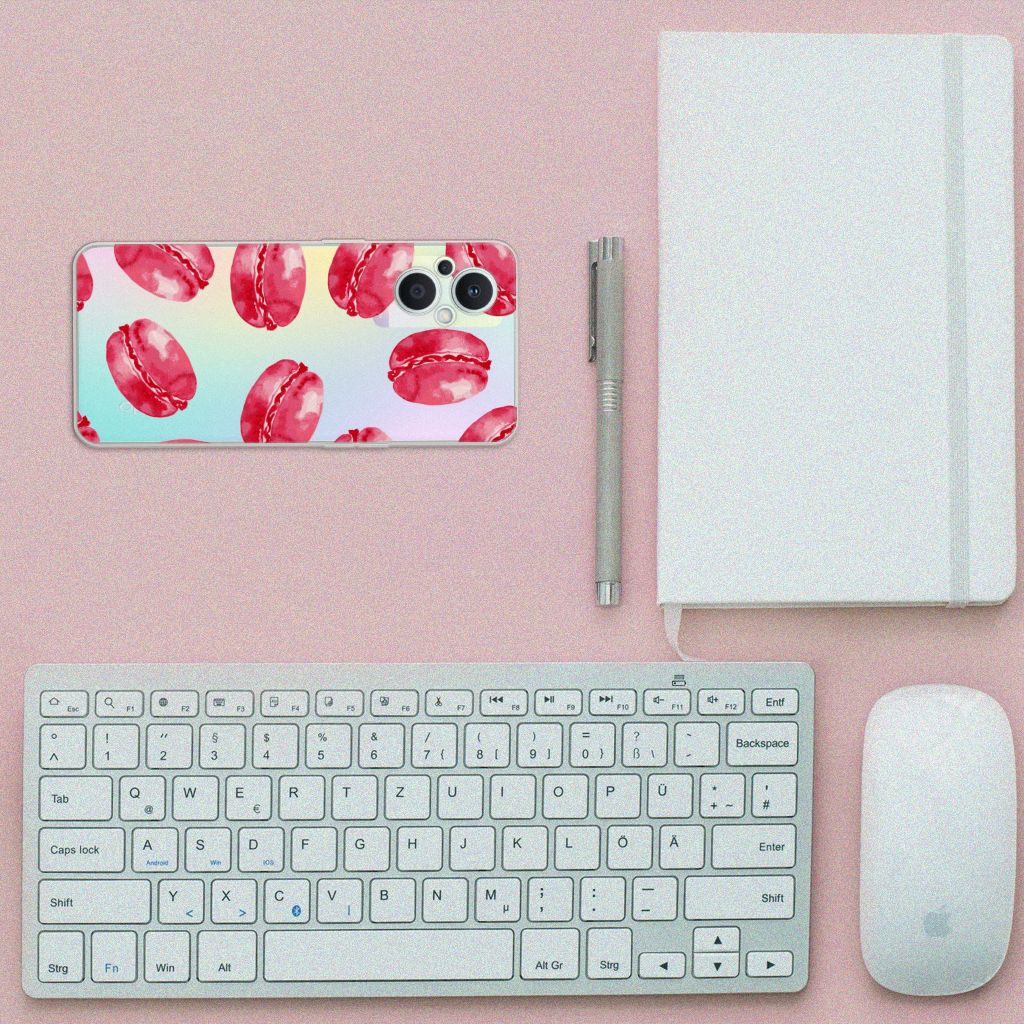OPPO Reno8 Lite Siliconen Case Pink Macarons B2C Telecom